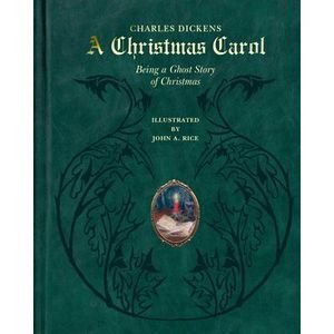 A Christmas Carol: Being a Ghost Story of Christmas (Deluxe Illustrated Leatherb